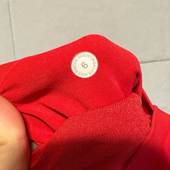 Lululemon Time To Sweat Crop 23" - Dark Red - Picture 4 of 6
